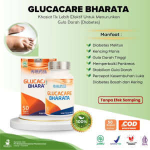 Obat Diabetes Ampuh Kencing Manis Penurun Gula Darah Pengering Luka Diabetes Glucacare Bharata Asli