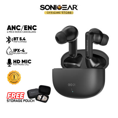 SonicGear TWS Q1 ANC IPX4 Wireless Earbuds