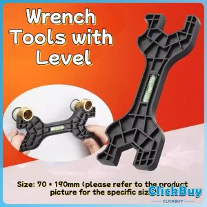 C.B.【มีสินค้าในสต๊อก】ประแจขันน็อตมัลติฟังก์ชั่น (พร้อมคอลัมน์แนวนอน) ขันฝักบัวก๊อกน้ำการติดตั้งและบำรุงรักษาก๊อกน้ำ wrench