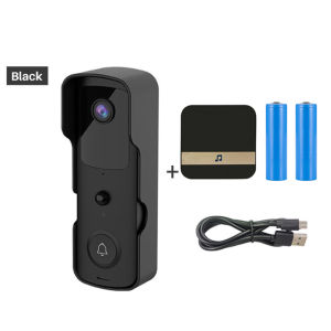 Doorbell Tuya smart low power consumption wifi night vision intercom doorbell 1080p ultra wide angle security waterproof camera