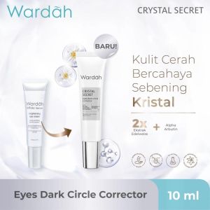 Wardah Crystal Secret Series  Day&Night Cream  Cleanser  Toner  Cleansing Gel  TnT Beauty Shop