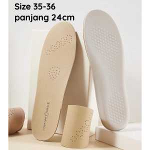 Insole sepatu empuk bahan Latex sol sepatu pria dan wanita shoe insole