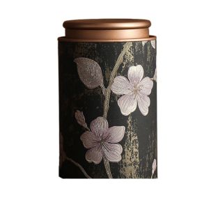 PRINCER New Chinese Style Tea Tin Can Empty Mini Tea Storage Jar Creative Round Tea Packaging Box Home