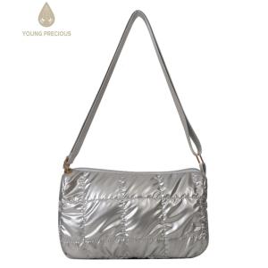 Phụ nữ dung tích lớn Túi đeo vai kiểu Trần với hoa văn kẻ sọc vuông cho mùa thu đông mặc giản dị