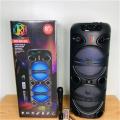 RED DIAMOND Bluetooth speaker, portable audio, high-power 30-watt RGB light, large-capacity subwoofer. 