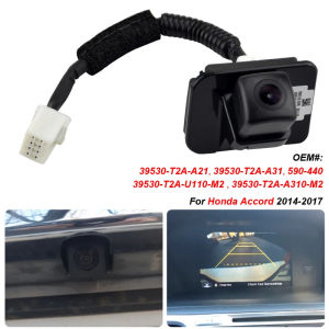 Backup Camera Fit for 2014-2015 Honda Accord Sedan EX-L HD MultiAngle Rear View Camera Replace 39530-T2A-A21 39530-T2A-A31