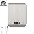 Precise Platform Scale Stainless Steel Electronic Weights Scales USB Charging Food Weighing Scale Baking Measuring Tools. 