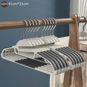 Set 10 Móc treo quần áo chống trượt xoay 360 đa năng chất nhựa cao cấp bền bỉ chịu được vật nặng mắc áo nhựa-CA666