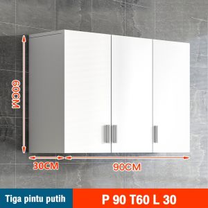 Rak Gantung Dapur Kitchen Set 3 Pintu Lemari gantung Lemari Kabinet Dapur