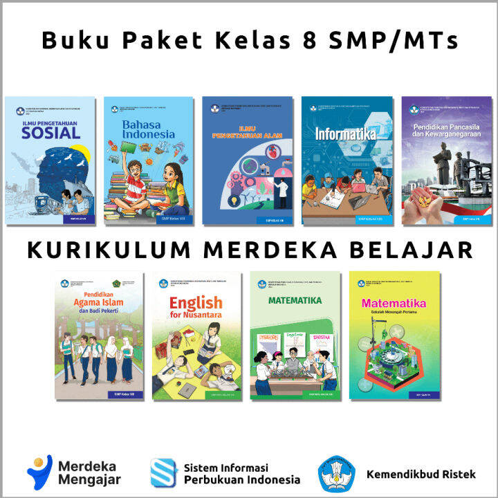 Buku Paket Kelas 8 SMP/Mts Kurikulum Merdeka Belajar Kurmer Kumer ...