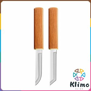 Klimo Kitchen Double Knife Multi-purpose Stainless Steel Knife Set Cut Fruit Sushi