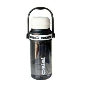 Bình nước học sinh 600ml nhựa PP cao cấp Có quai xách tiện lợi Ống hút đi kèm