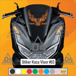 Stiker Motor Stiker Visor NMAX PCX LEXI XMAX ADV Kode 03