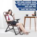 Ghế xếp thư giãn kèm nệm Kachi. 