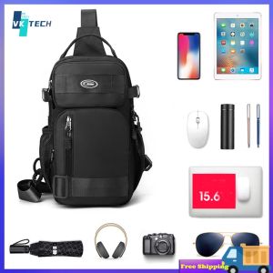[ VKTECH ] Trendy Motorcycle Waist Bag for Men Spacious Storage with Multiple Compartments for Long Rides Motorcycle Gear