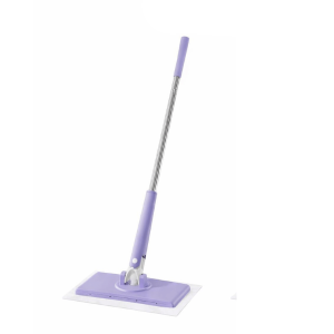 (Baolikai) Face Towel Mop Lazy Clip Cloth Flat Mop Mini 360° Rotating Cleaning Tool Disposable Wipes