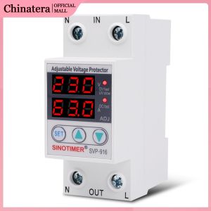 Voltage Display Overcurrent Adjustable Surge Protector Limit Current Protection