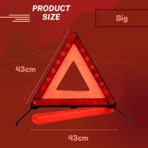 Car Road Warning Safety Road Sign Emergency Reflective Triangle Kit Exclamation Mark
