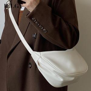 IELGY womens meaaenger bag large-capacity casual simple soft leather fashion all-match commuter bag