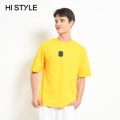HI STYLE Men Fashion Tee Short Sleeve - Yellow - HSE410281 / Baju Lelaki Lengan Pendek - Kuning. 