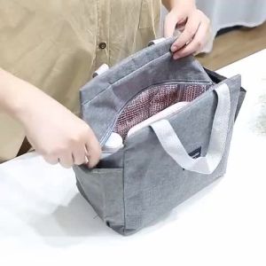 BIG Capacity Insulated Lunch Bag Cooler Tote Bag Cooler Bag Leakproof Picnic Bag Reusable Lunch Bag