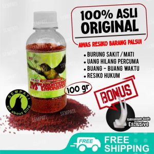 SEMPATI FREE GANTUNGAN BUAH Voer Pur The Red Zomo Voer Burung Pleci My Zoosterops Monster My Zoo Strerops Myezoostrerops My zosterops Monster Pakan Harian Makanan Lomba Pleci Gelatik Batu Glatik Batu Ciblek