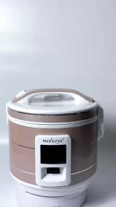 Meduoya700W2.2L(11cups)golden rice cooker with steamer and non-stick pan