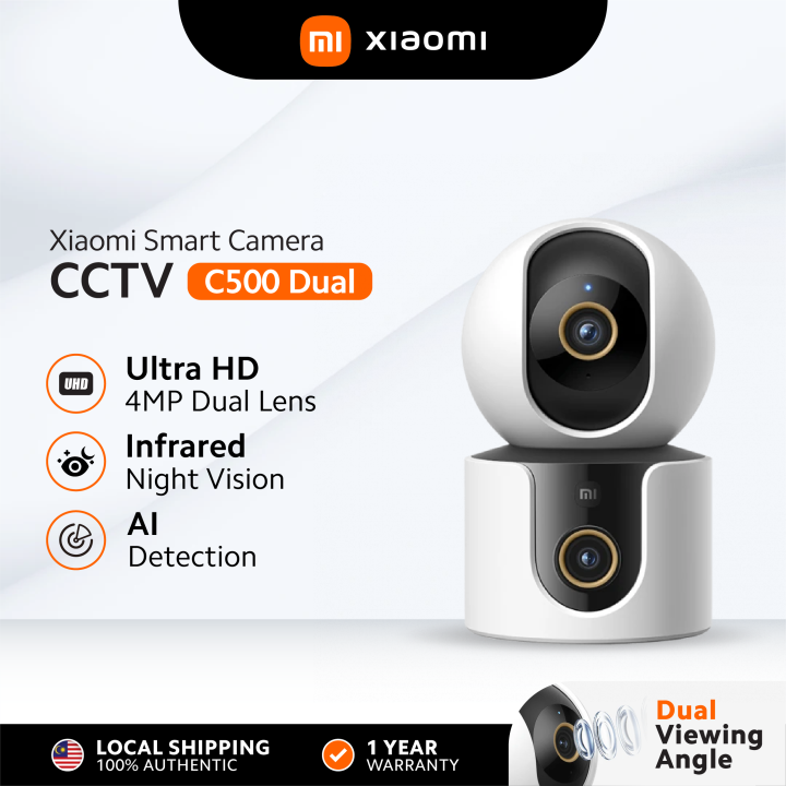 Xiaomi Smart Camera C500 Dual 4MP Ultra-HD Resolution 360