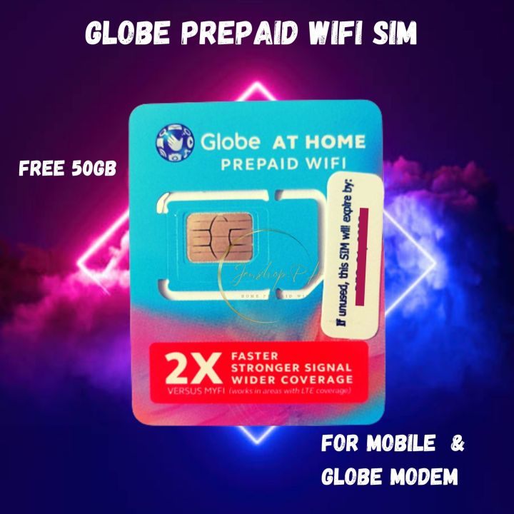 GLOBE AT HOME PREPAID WIFI SIM CARD FREE 10GB DATA Lazada PH