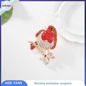 Aokago เข็มกลัดแฟชั่นรูปนกประดับพลอยเทียมสุดหรูสำหรับผู้หญิงเสื้อผ้าเสื้อโค้ทของขวัญ