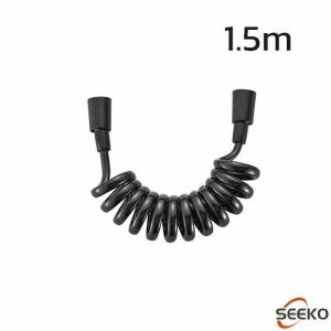 Seeko 1.5m Scalable Sprinkler Hose For Shower And Bidet Black White