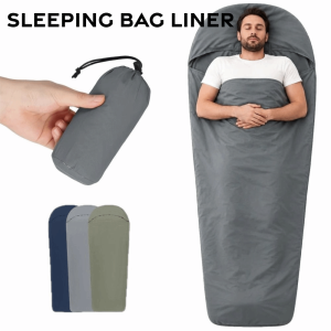WAPKTY Portable Sleeping Bag Inner Liner Ultralight Single Size Hiking Sleeping Bag Cocoon Style Warm Design Travel Sleeping Bag Outdoor Travel