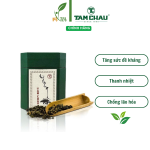 TRÀ Ô LONG (OOLONG) TÂM CHÂU THUẦN XANH 100G - chống lão hóa làm đẹp da giảm cholesterol