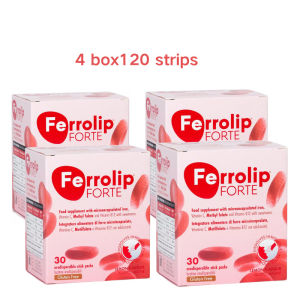 FerrolipForte - Microencapsulated Iron Supplement with Vitamin C & B12 Ferrolip FORTE 补铁复合维生素补充剂 叶酸