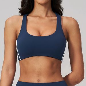 MUTUER Đồ lót thể thao Phụ nữ chống sốc Phòng tập thể dục Crop Top chạy đẩy lên với ngực Pad Phụ nữ tập luyện Yoga Bra