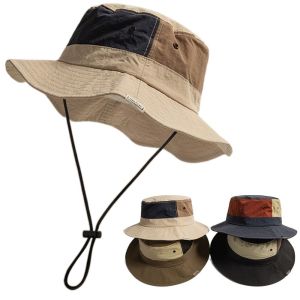 AODDO Anti-UV Bucket Hat Wide Brim Quick-dry Fisherman hat Large Sun Protection Mountaineering Caps Summer