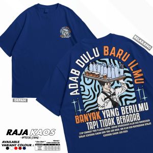 Kaos ADAB DULU BARU ILMU Baju Penjual Es Teh Gus Miftah Cattun Combed 30s Bisa Cod RajaKaos12