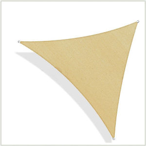 Sun Shade net Triangle Shaped UV Block Canopy good quality 185GSM Fabric Permeable Pergolas Top Cover for Outdoor Patio Lawn Garden Outdoor Activities Backyard Awning