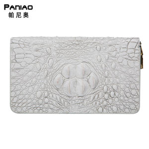 LZD  New Crocodile Pattern Wallet Men PU Clutch Long Multiple Card Slots Wallet Handbag Mens Wallet Direct Sales