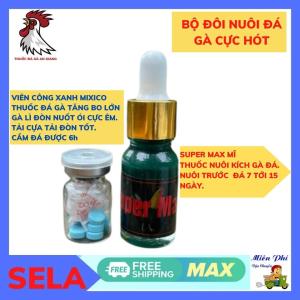 [ COMBO NUÔI ĐÁ GÀ SIÊU HÓT 2 TRONG 1 ].SUPER MAX Sung căng lì.Viên công Xanh gà máu lửa đá bo lớn giữ bo tốt.tải cựa lì đòn nuốt ói cực êm.chân đá vững khỏe độ bay cao.cự mạnh hơn. hỗ chợ gà nhát đá lỏn nhẻn nhát đá.