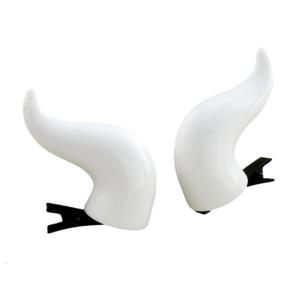 1Pair Devil Horn Hair Clip for Cosplay Party Halloween Costume Horned Hairpin Anime Theme Headpiece Masquerades Headwear