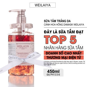 Combo 2 Sữa Tắm Nước Hoa Weilaiya Chính Hãng 450ml Hương Thơm Quyến Rũ Sang Trọng