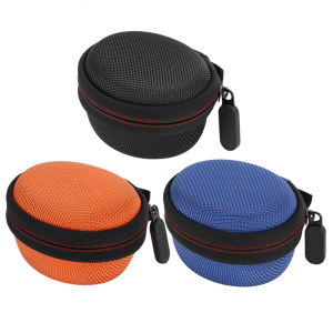 Protective EVA Carrying Case for AC335 Headphones Bag Featuring Mesh Pocket for Accessories and Zippers Closured