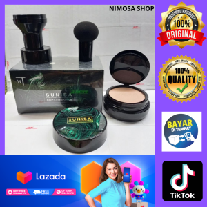 Bedak Glowing Anti Air Original Asli Cream Waterproof Tahan Air dan Keringat Bisa Untuk Bedak Pengantin