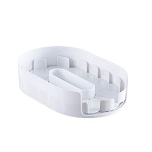 ZYJC SHOP Khay xoay Giá để đồ uống xoay trong tủ lạnh Chống trượt Tiết kiệm không gian Giá để gia vị xoay Thực tế Nhựa Kệ lưu trữ đồ uống Tiệc tùng