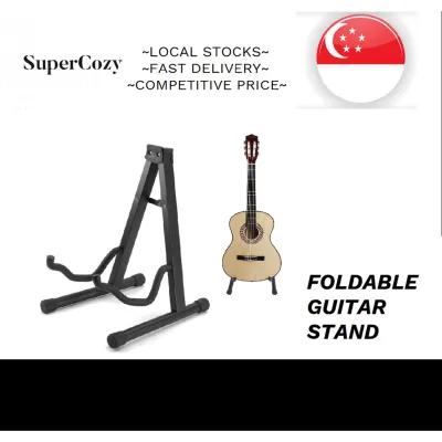 Guitar Stand Holder Black Square Steel Pipe Electric Guitar Accessories/Bass Acoustic Guitar Holder Stand