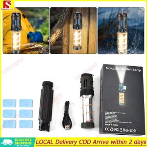 【Big Sale】 3 in 1 Mosquito Repeller Lamp USB Rechargeable Work Light Waterproof for Outdoor 【SuperLegend】