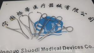 1 ชิ้น ที่จับเข็ม Mathieu สำหรับทันตกรรมจัดฟัน คีมปากแหลมพิเศษ เครื่องมือห้องปฏิบัติการทันตแพทย์ เครื่องมือออร์โธ 14 ซม.