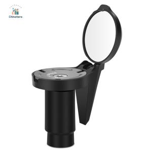 กระจกมองดู Mirrors นูน MTB Bike Raview Mirror Rotate Clear Handlebar End อุปกรณ์เสริมพกพาสำหรับอุปกรณ์กลางแจ้ง