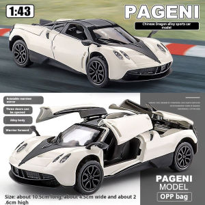 Diecast Toy Car Alloy Racing Model Sports Vehicle Pull Back Collectible Display Gift